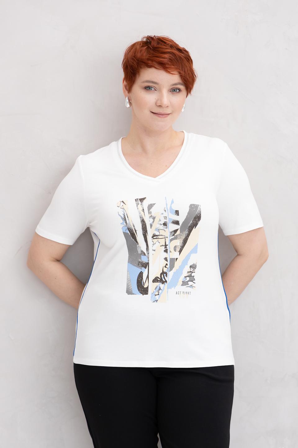 Футболка Barbara Lebek с принтом