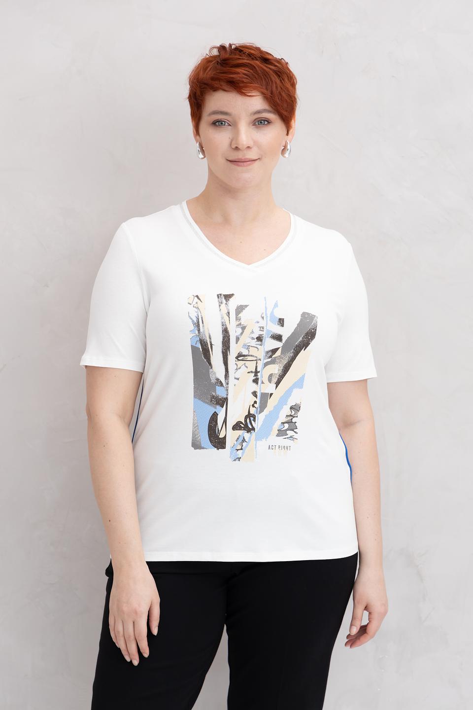 Футболка Barbara Lebek с принтом