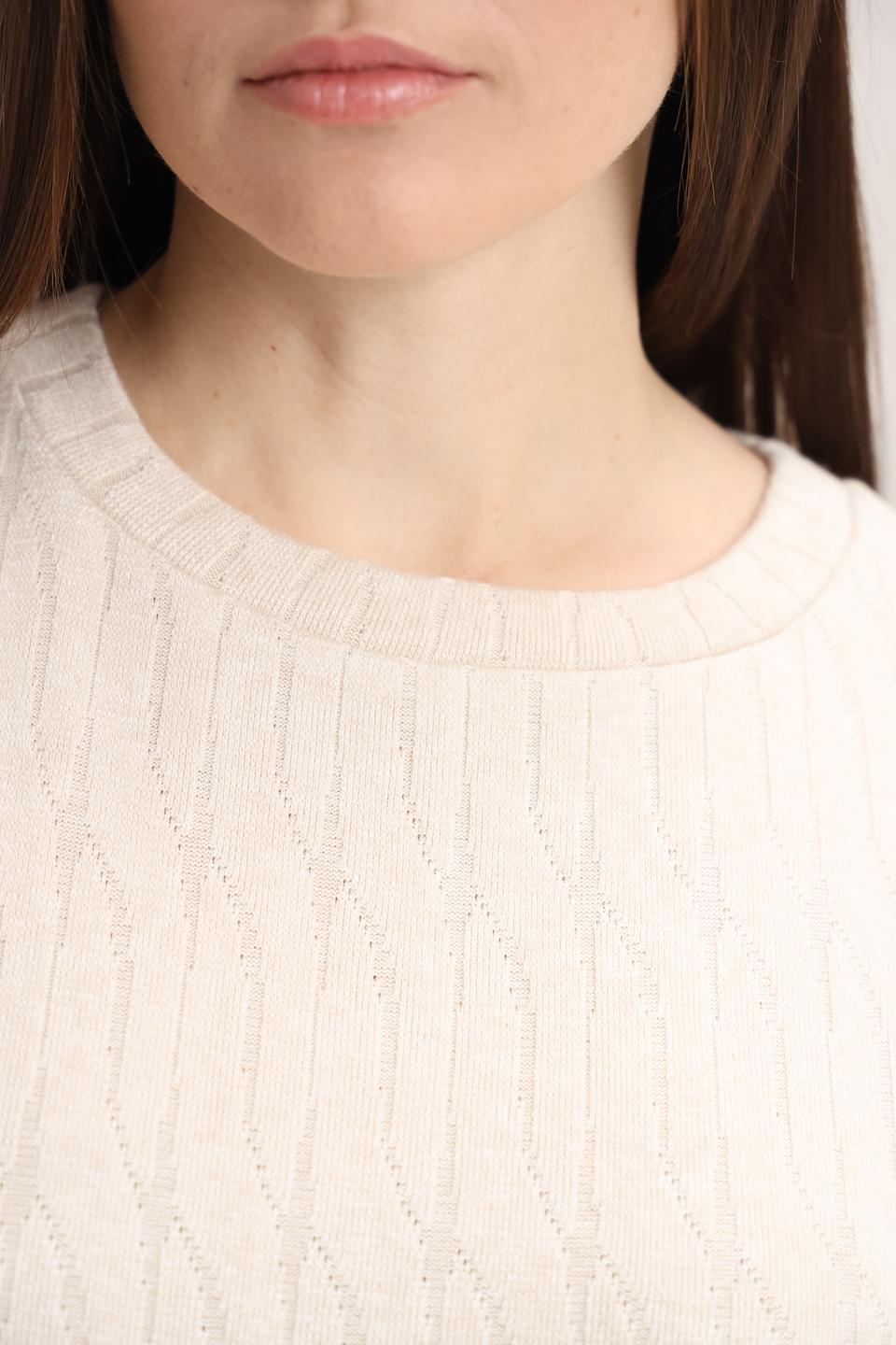 Платье Beatris бежевое с текстурой