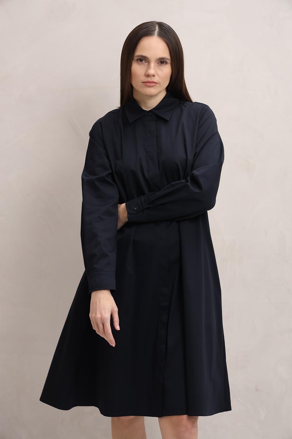 Платье рубашка Margittes тёмно-синее