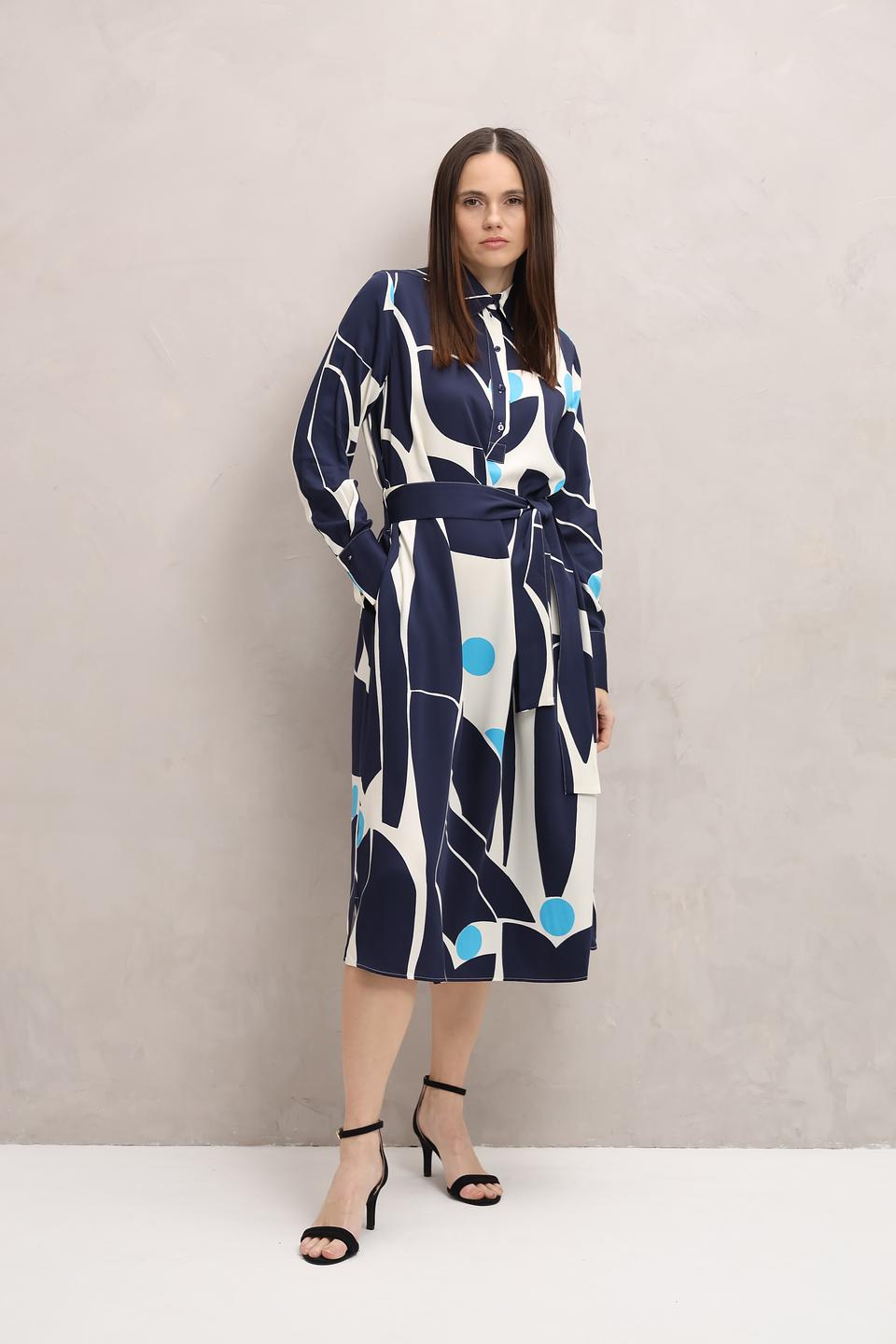 Платье Bugatti с принтом