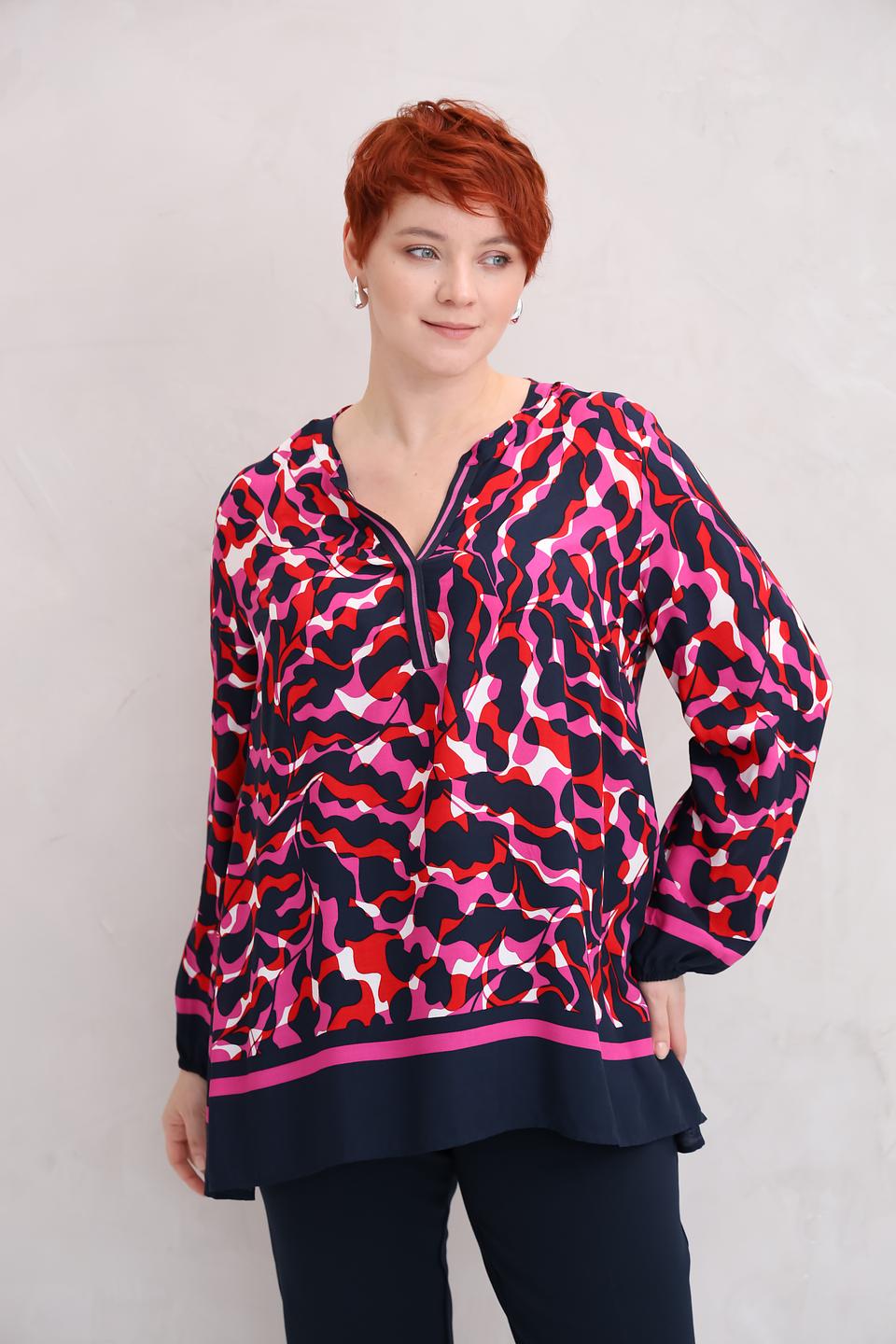 Блуза Frapp с принтом