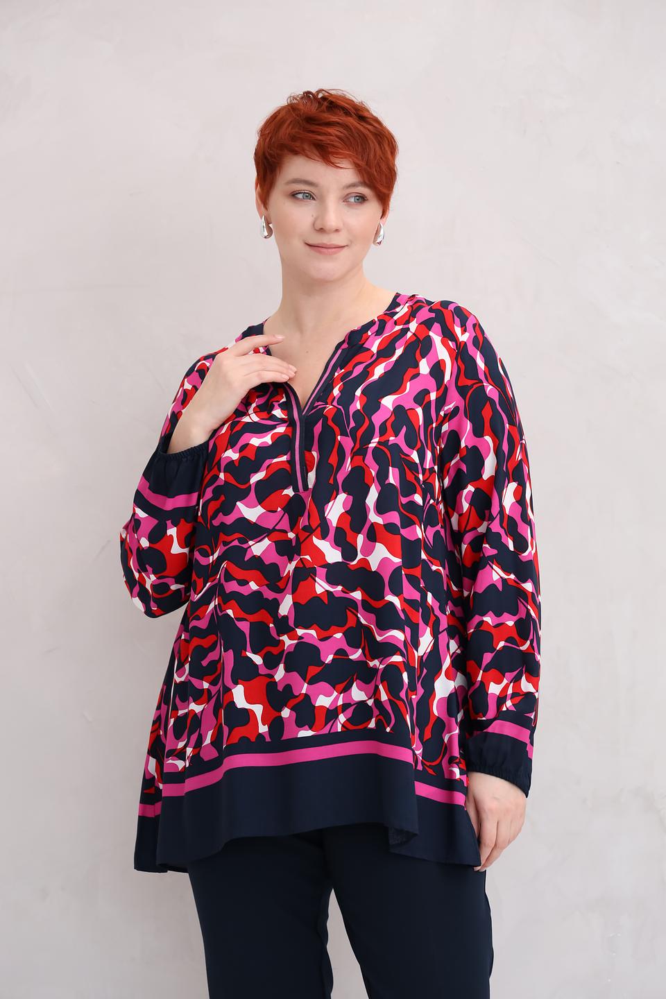 Блуза Frapp с принтом