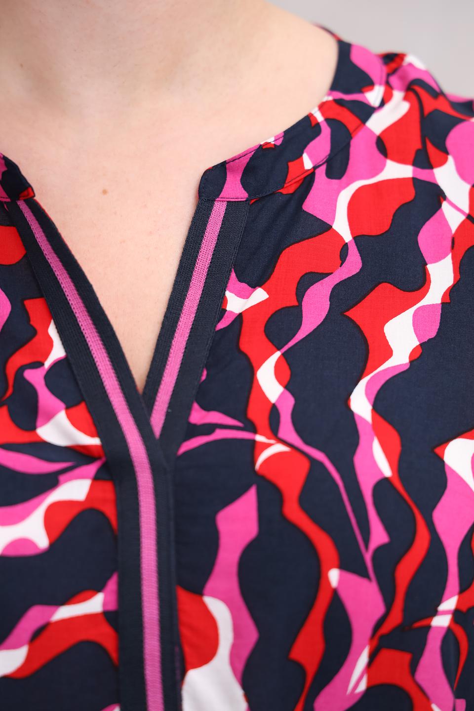 Блуза Frapp с принтом