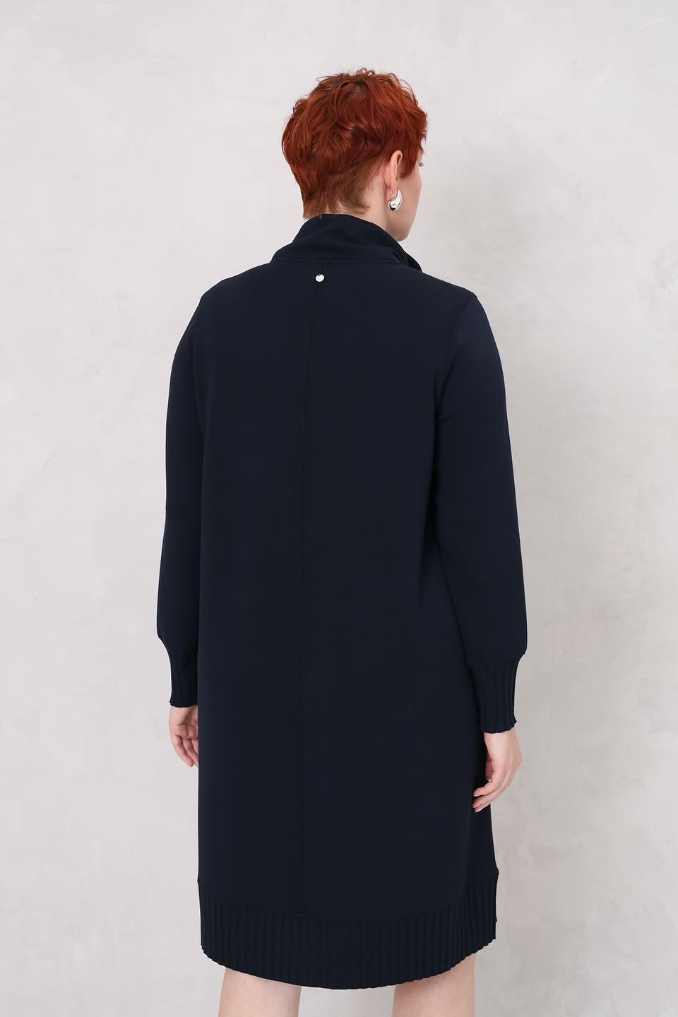 Платье Frapp трикотажное с молнией