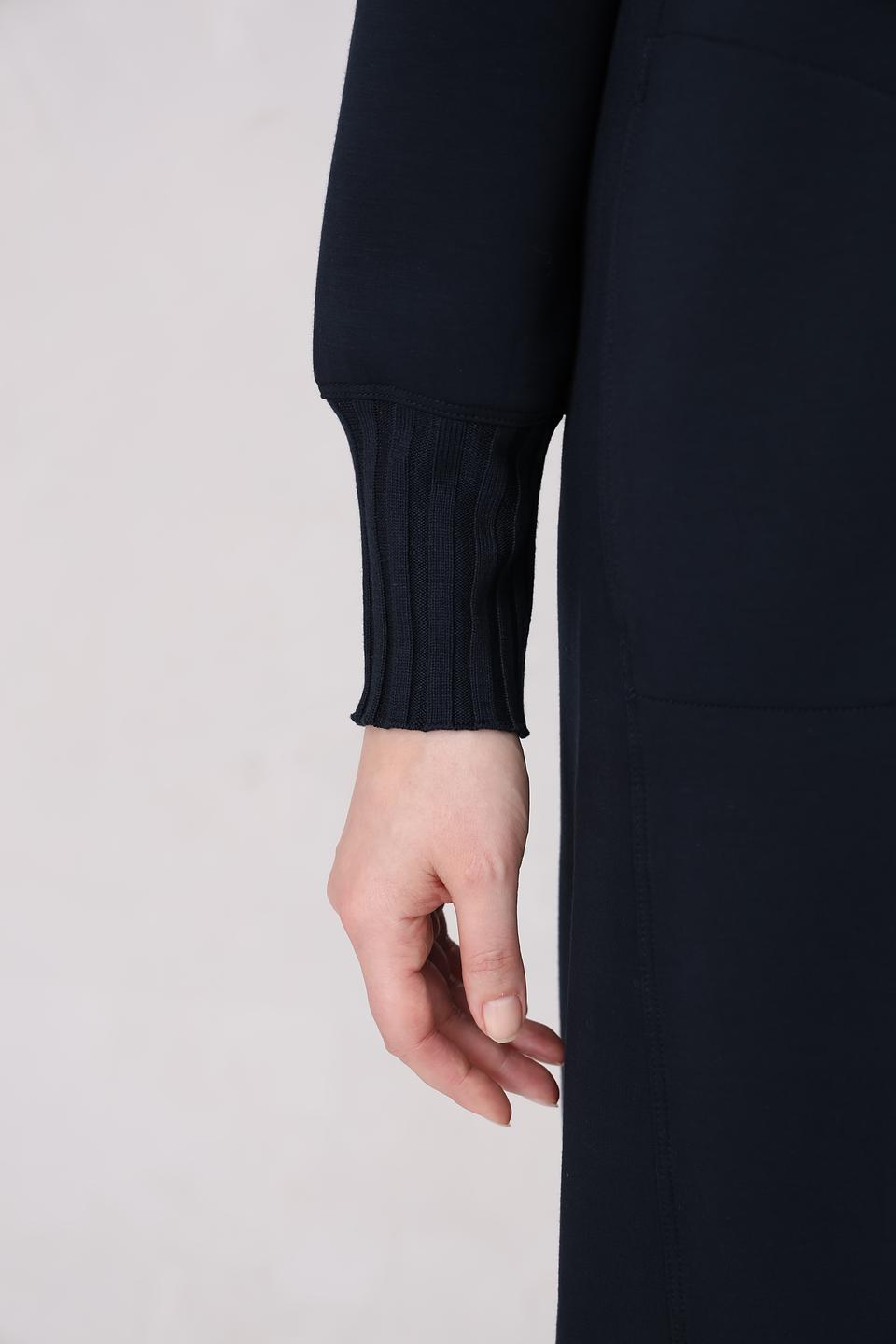 Платье Frapp трикотажное с молнией