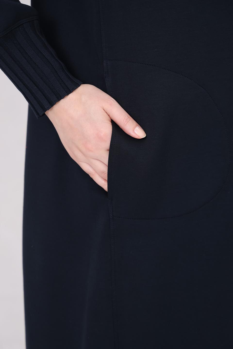 Платье Frapp трикотажное с молнией