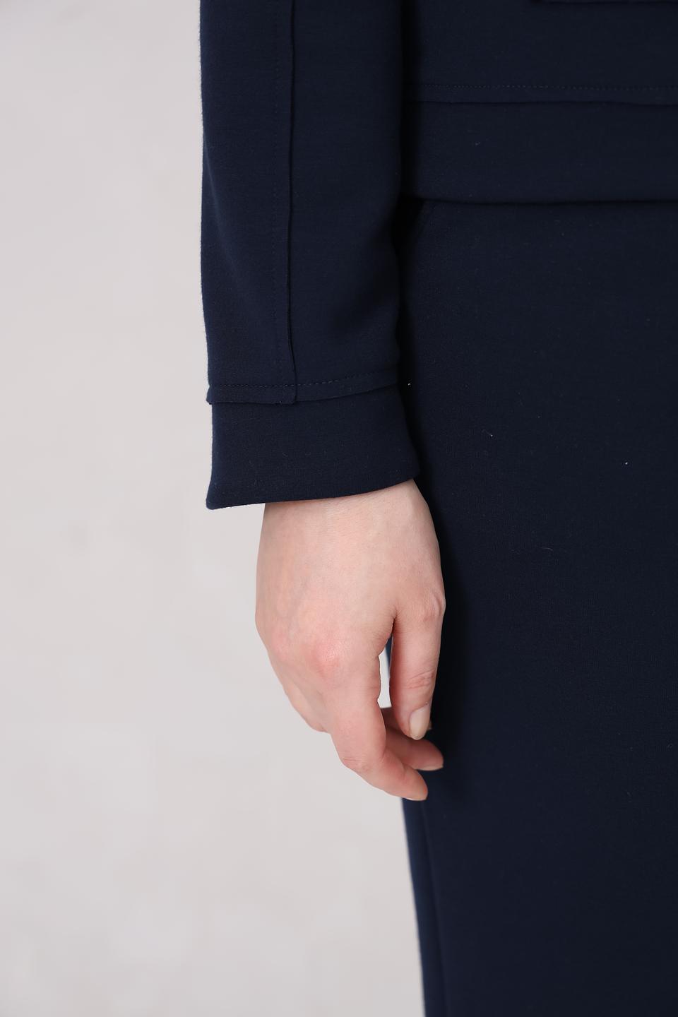 Жакет Rabe collection синий с вышивкой