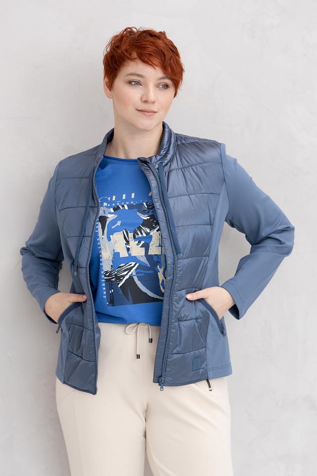 Жакет Rabe collection стеганый синий