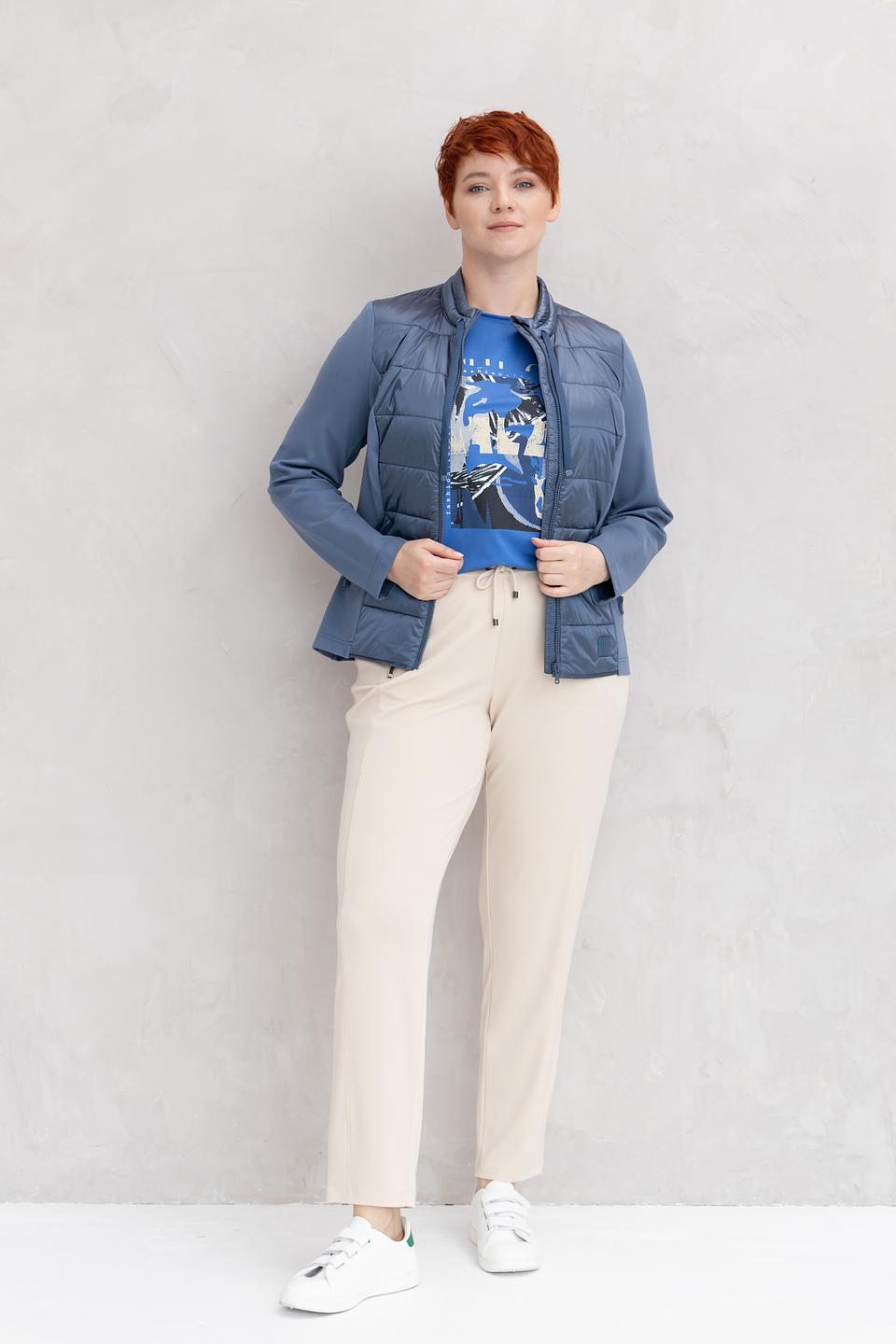 Жакет Rabe collection стеганый синий