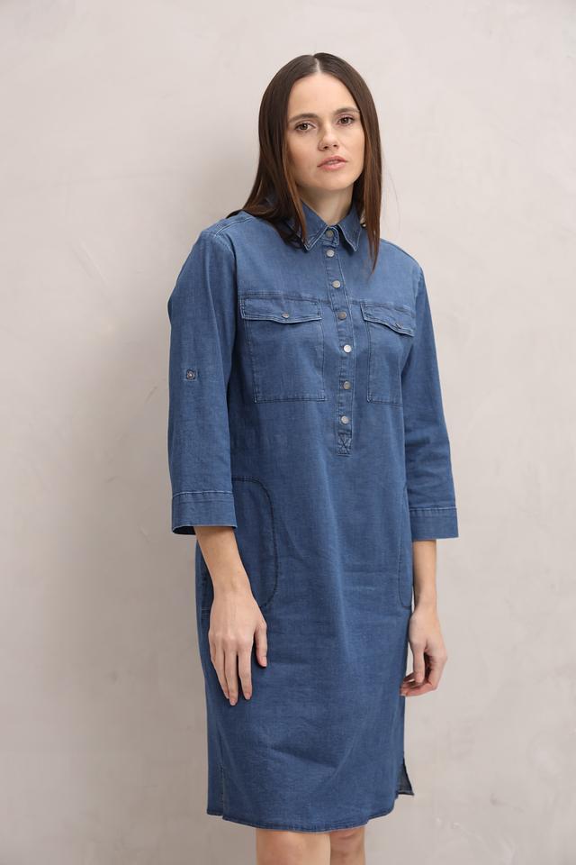 Платье рубашка Bianca джинсовое