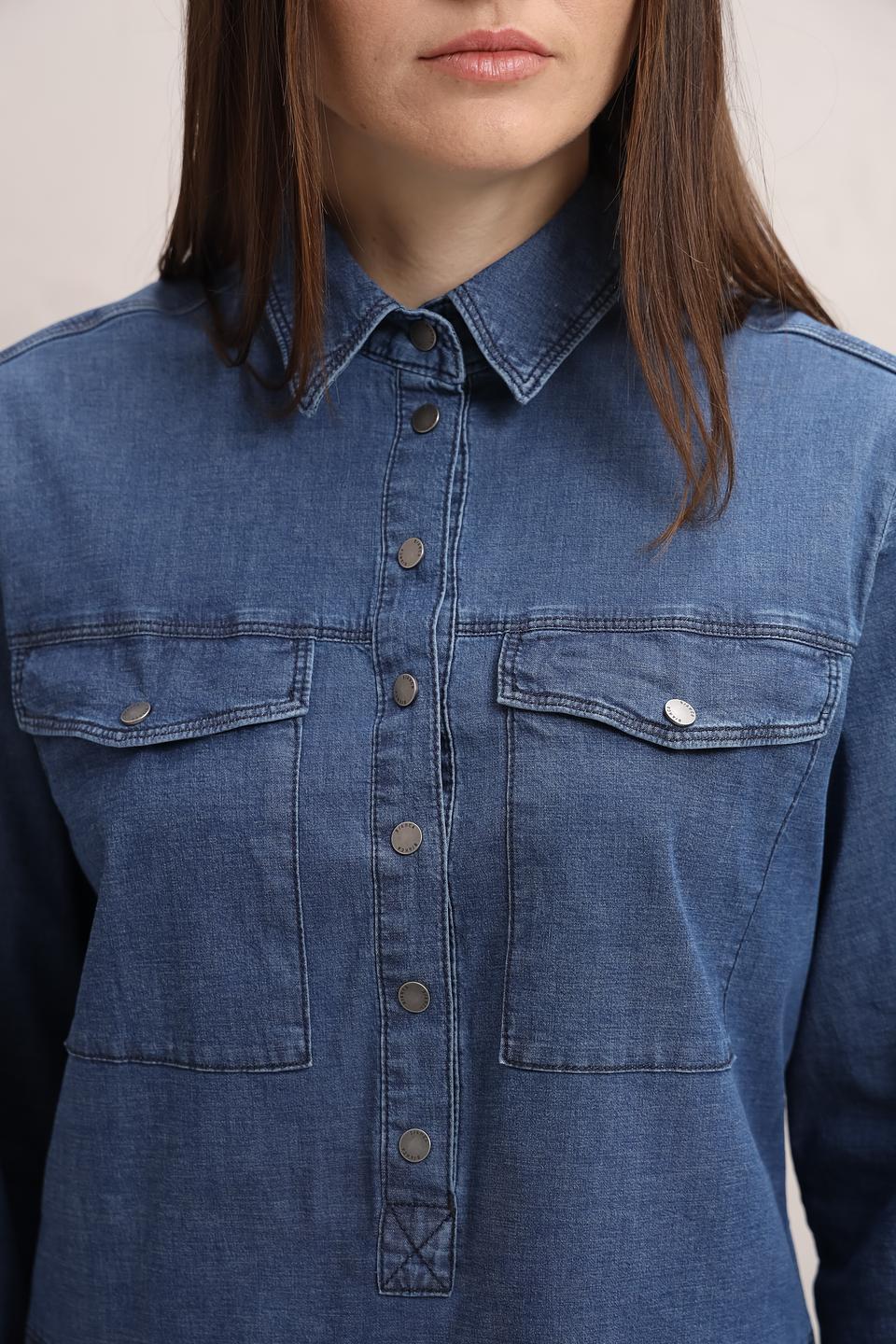 Платье рубашка Bianca джинсовое