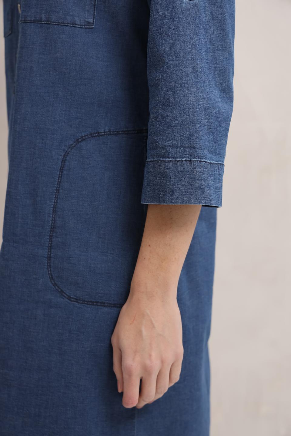 Платье рубашка Bianca джинсовое