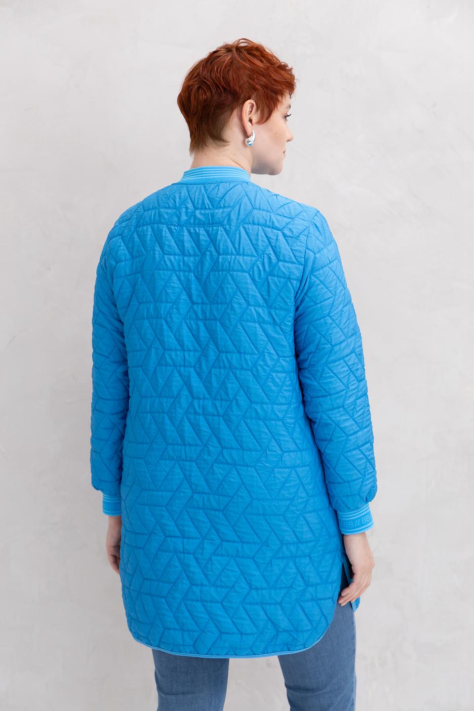 Пальто Bianca стеганое голубое