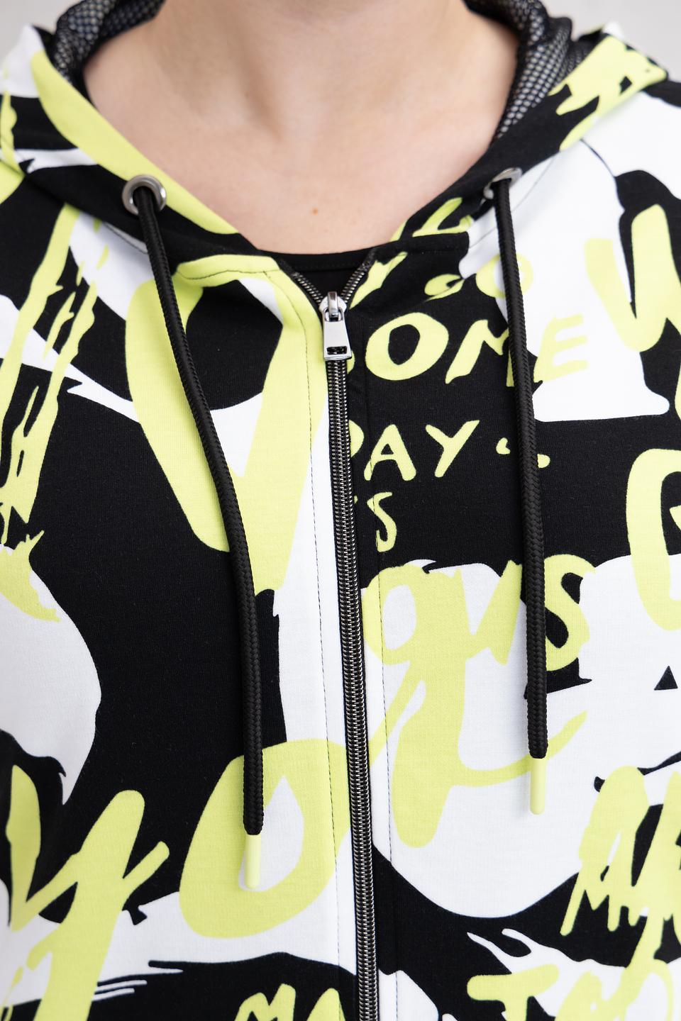 Жакет Doris Streich с принтом чёрный