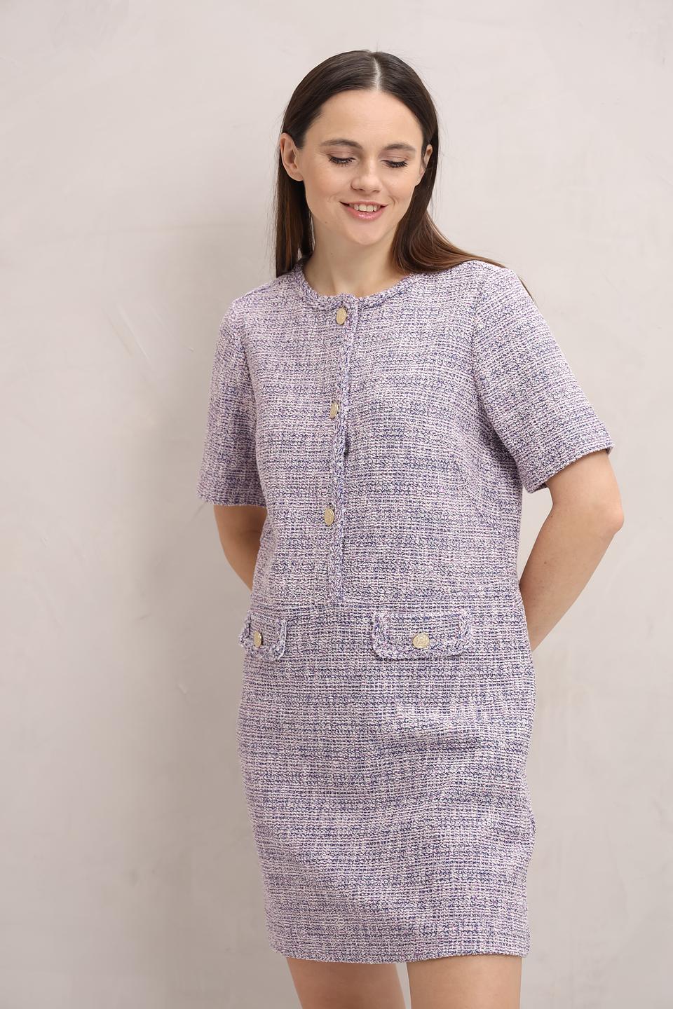 Платье Oui женское клетчатое