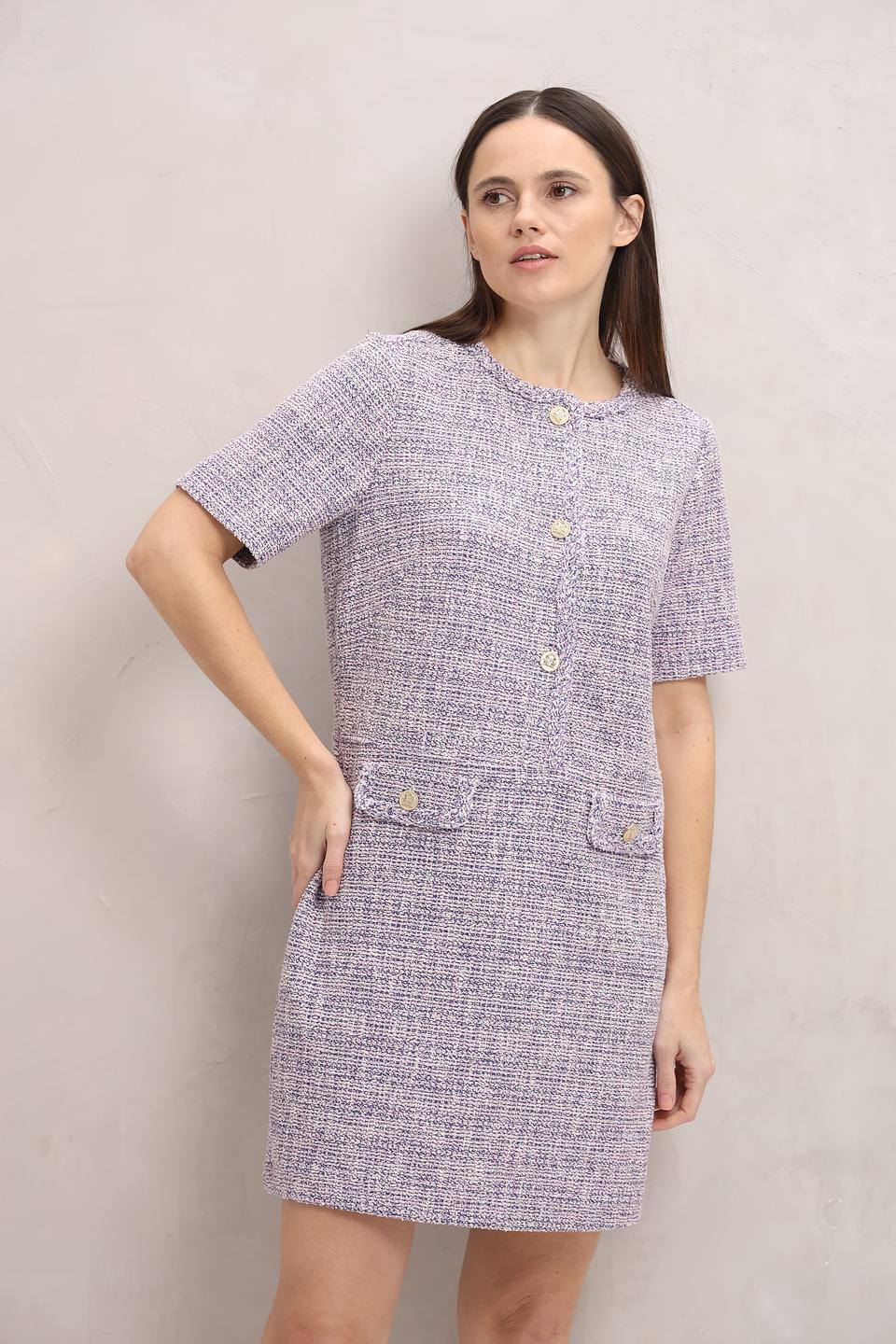 Платье Oui женское клетчатое