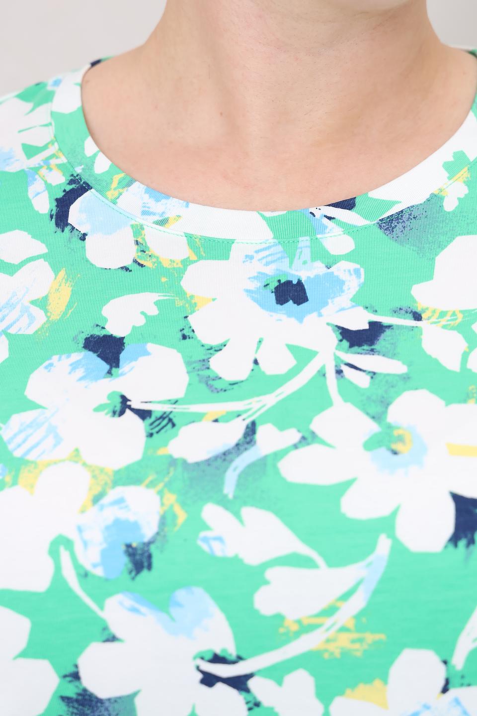 Футболка Rabe collection с цветочным принтом