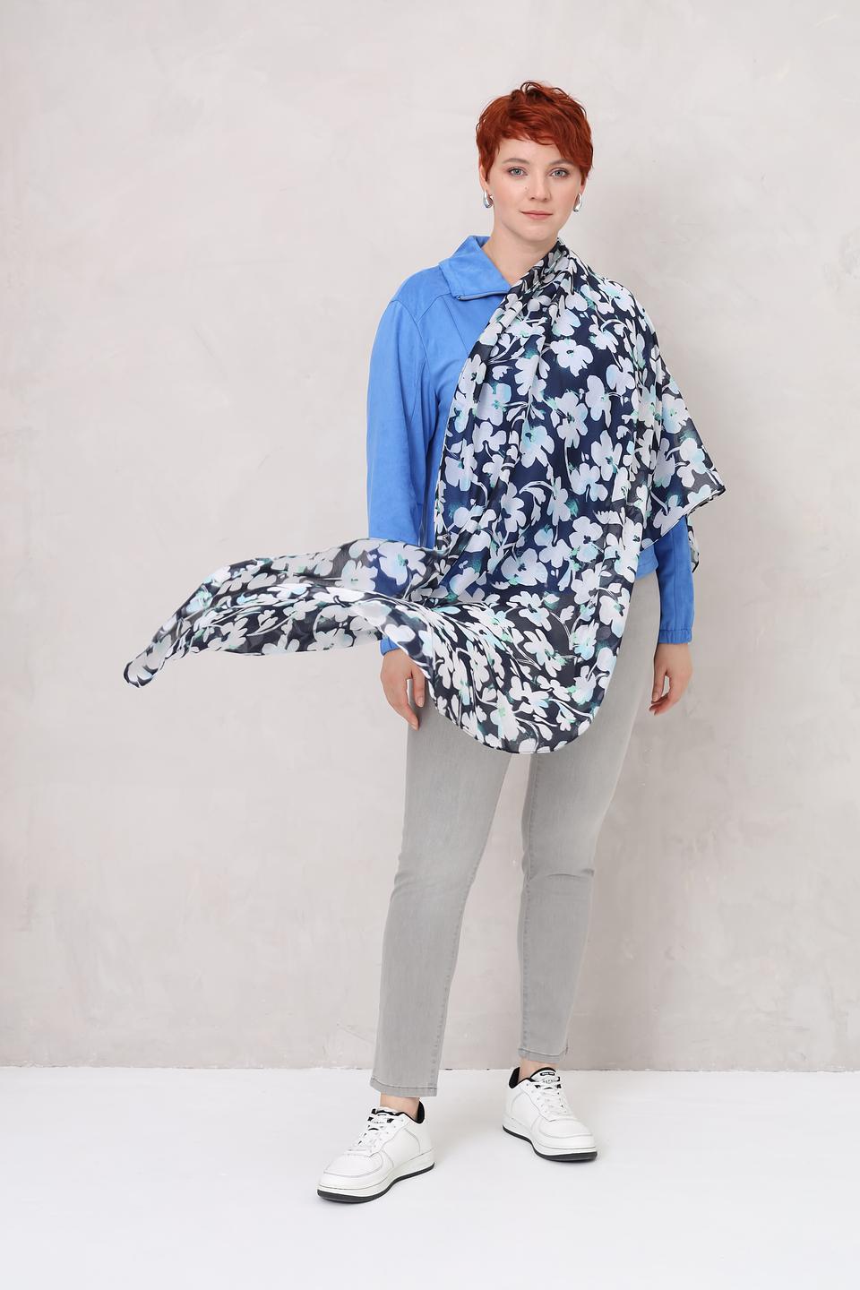 Шарф Rabe collection с цветочным принтом