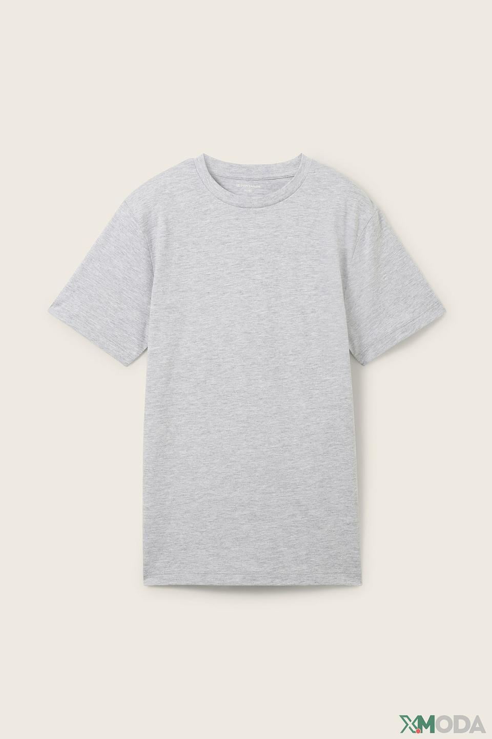 Футболка Tom Tailor серо-меланжевая