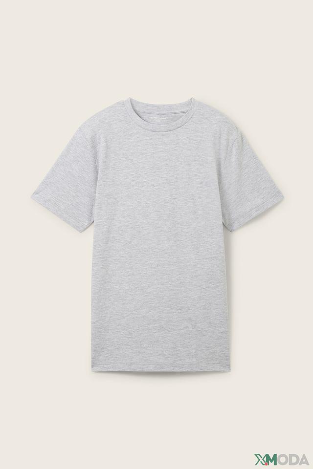 Футболка Tom Tailor серо-меланжевая