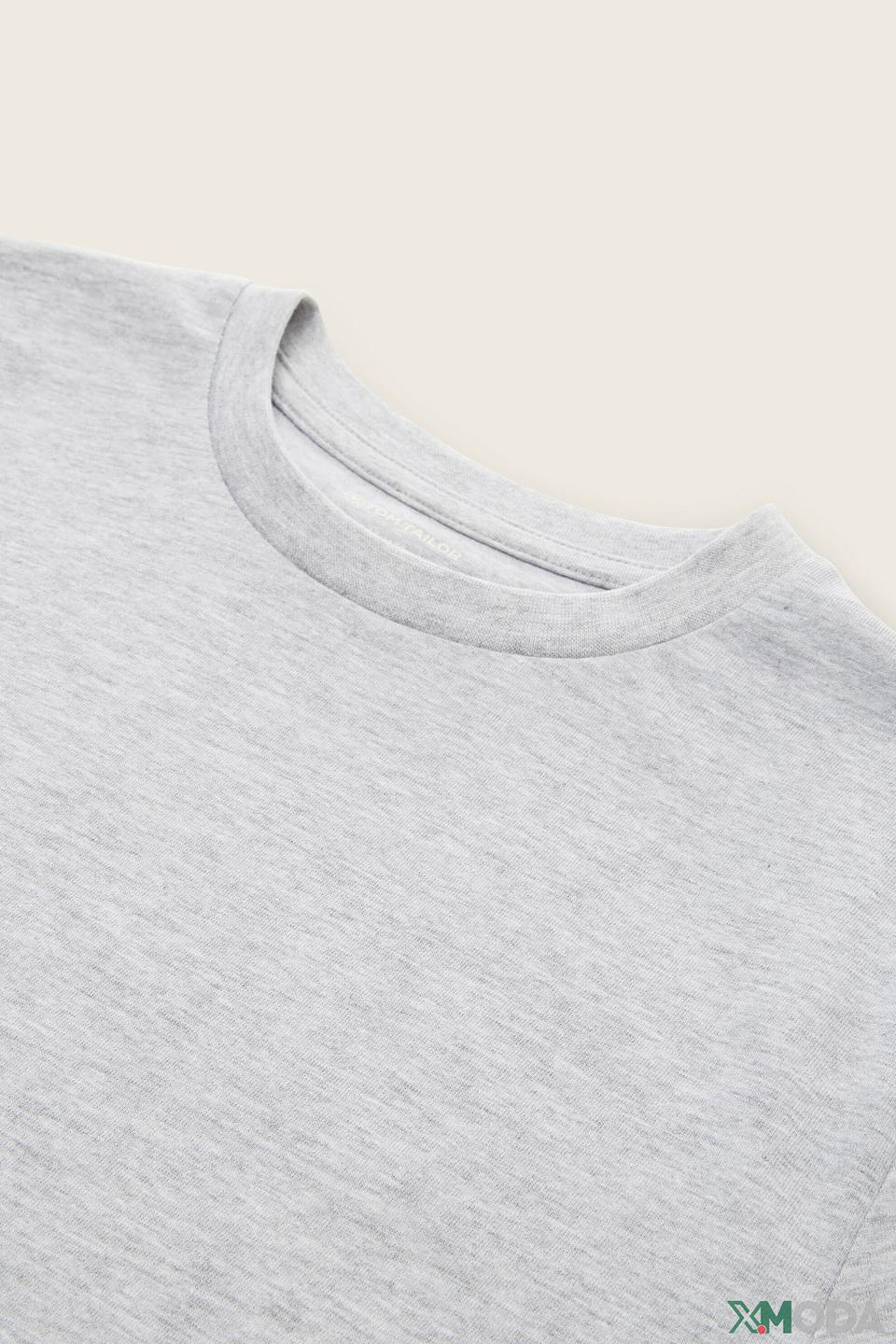 Футболка Tom Tailor серо-меланжевая