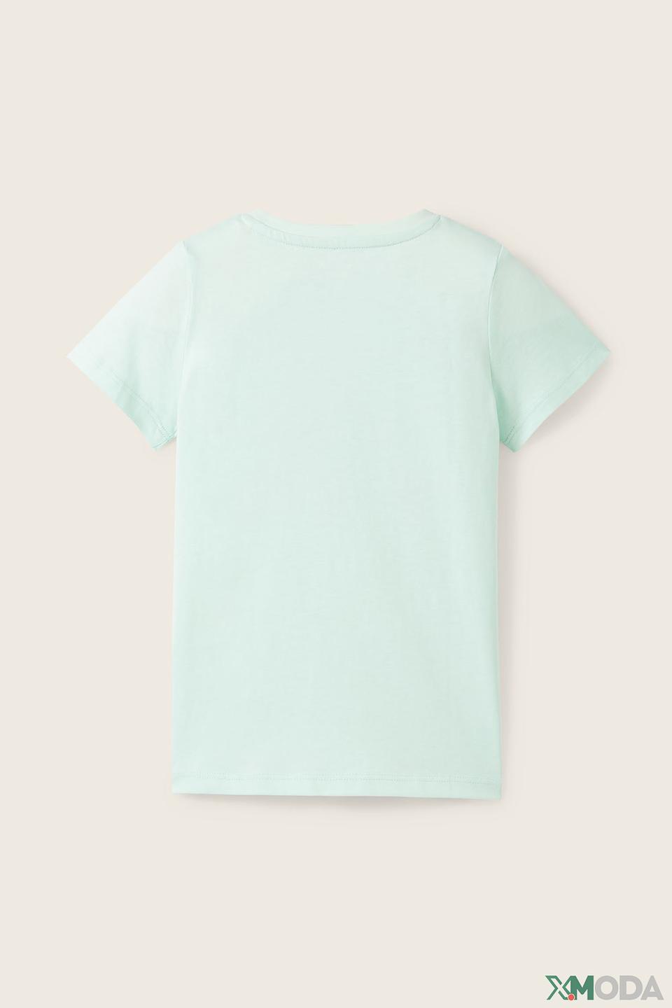 Футболка Tom Tailor с зайчиком мятного цвета