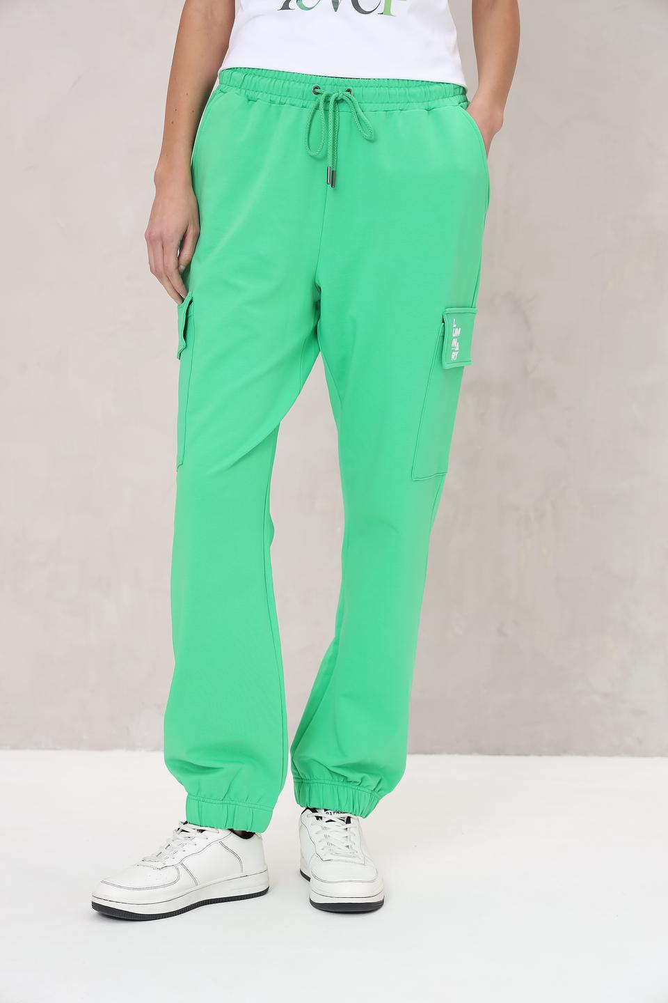 Брюки карго UNQ лайм