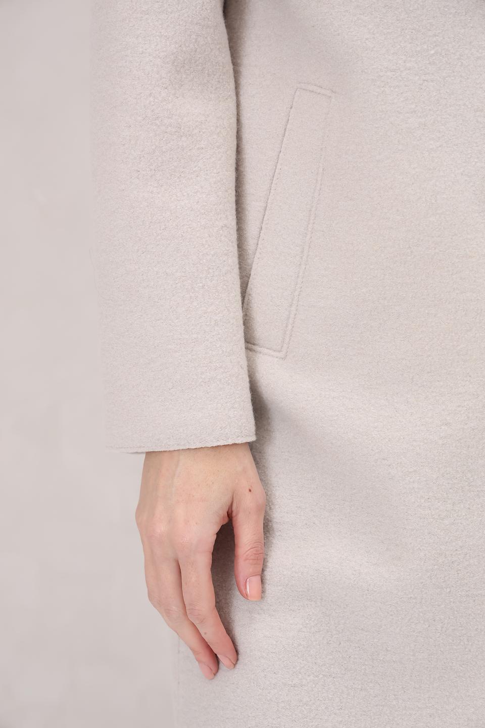 Пальто Oui женское бежевое