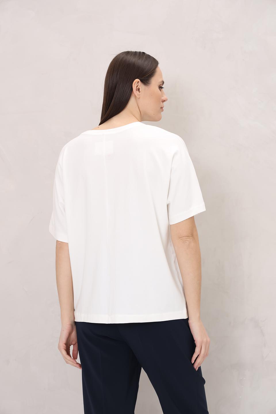 Футболка Oui с сердцами белый