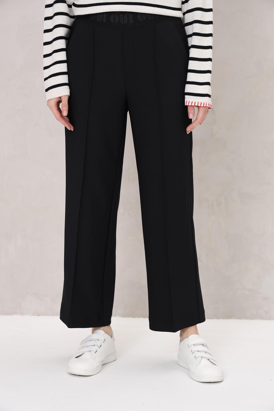 Брюки клёш Oui чёрные