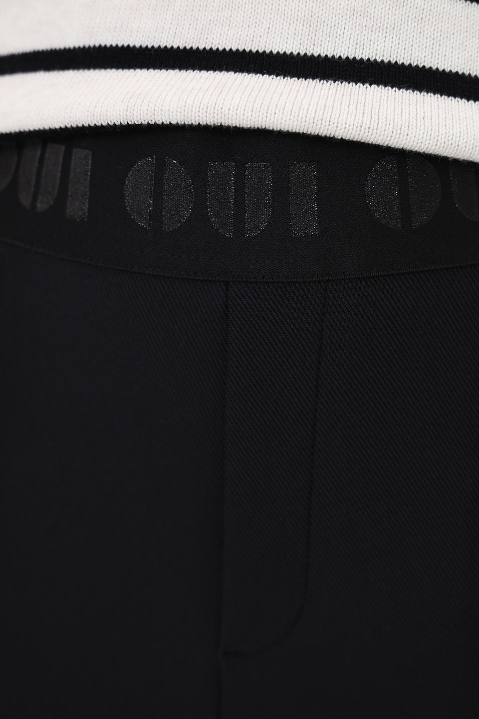 Брюки клёш Oui чёрные