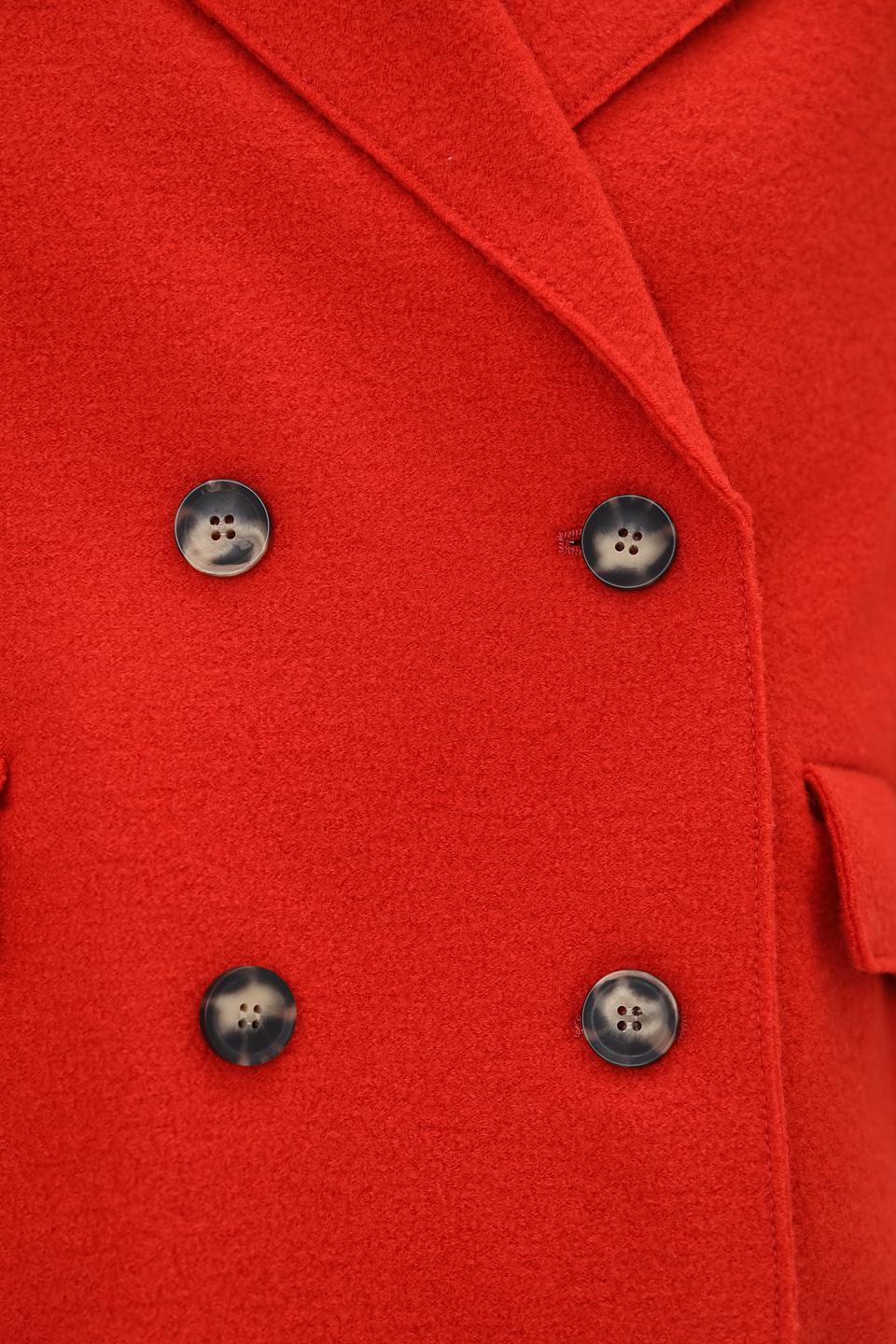 Жакет Oui шерстяной красный