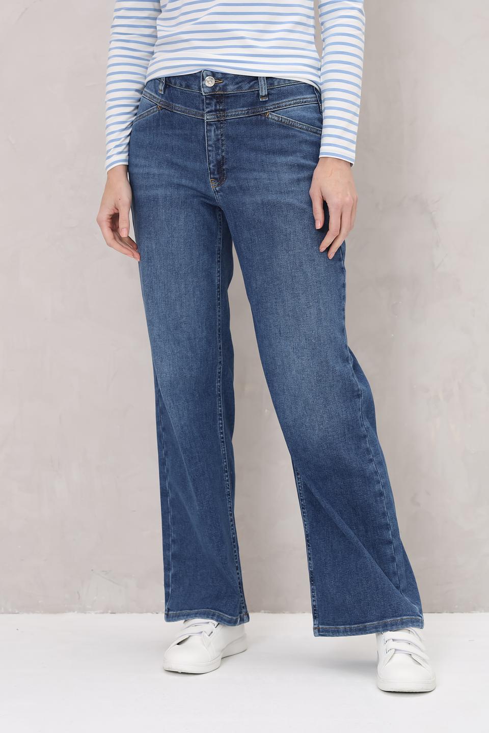 Джинсы Oui клеш синие