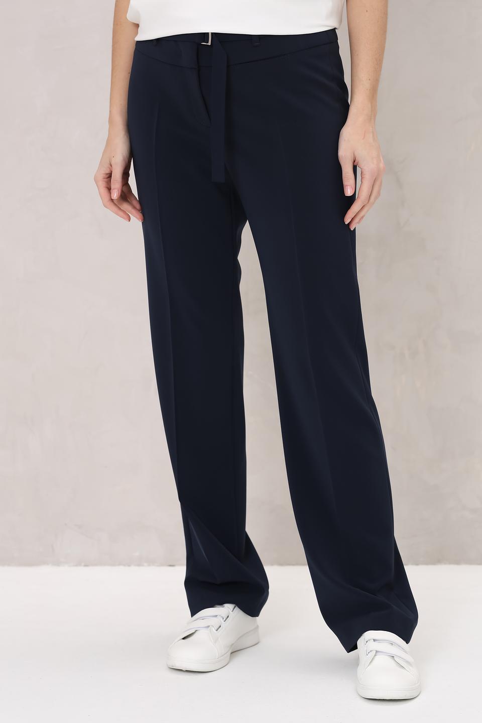 Брюки классические Bianca темно-синие