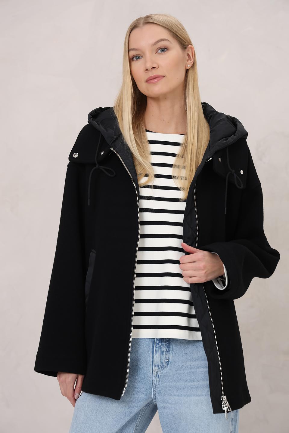 Куртка Marc O Polo чёрная с капюшоном