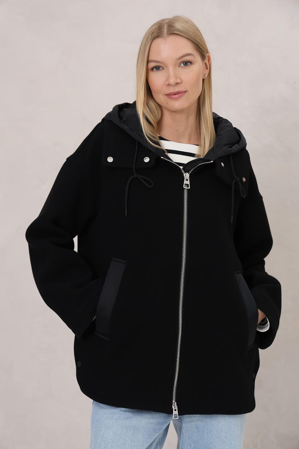 Куртка Marc O Polo чёрная с капюшоном