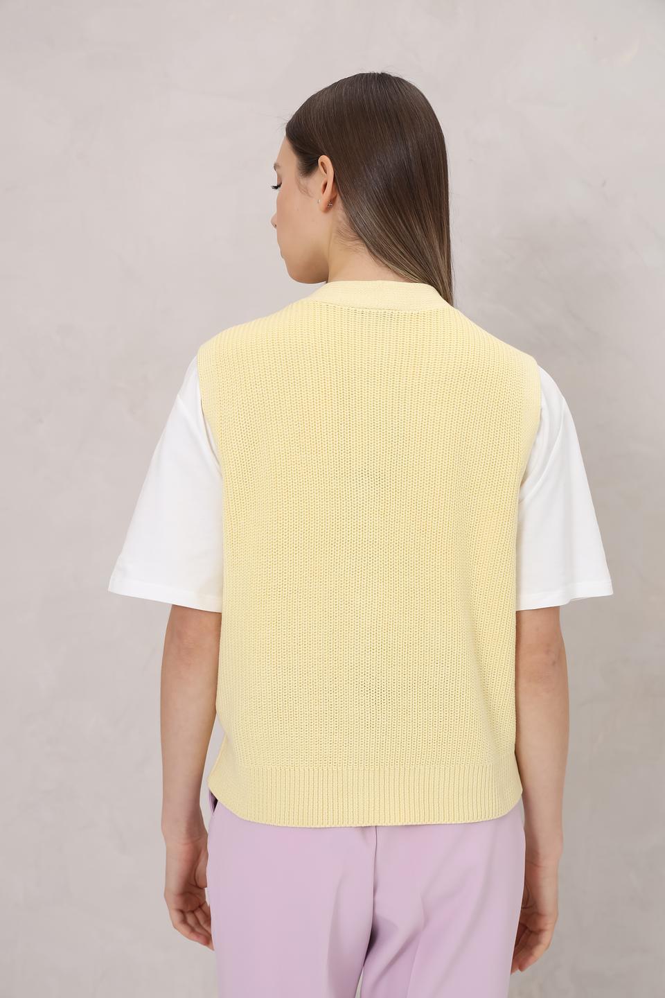 Жилет Tom Tailor denim светло-жёлтый