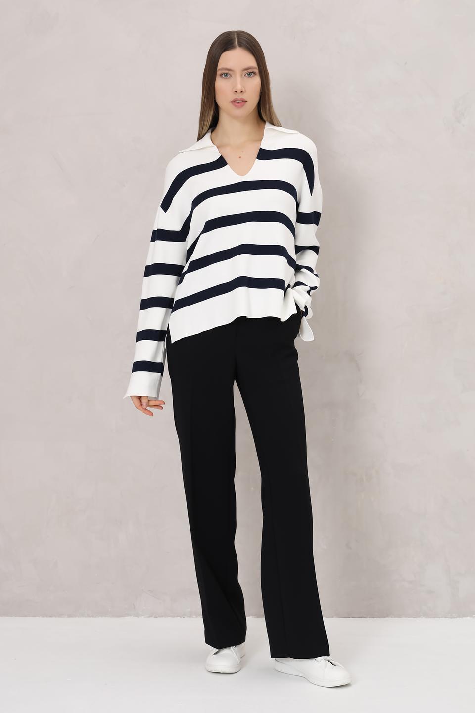 Пуловер Tom Tailor в полоску