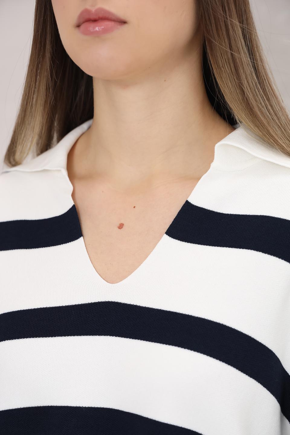 Пуловер Tom Tailor в полоску