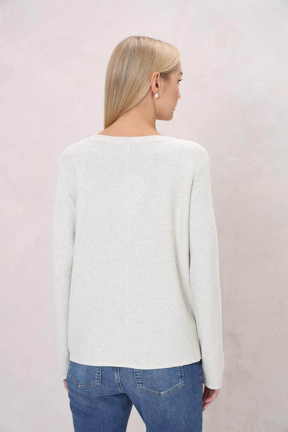 Пуловер Oui женский бежевый