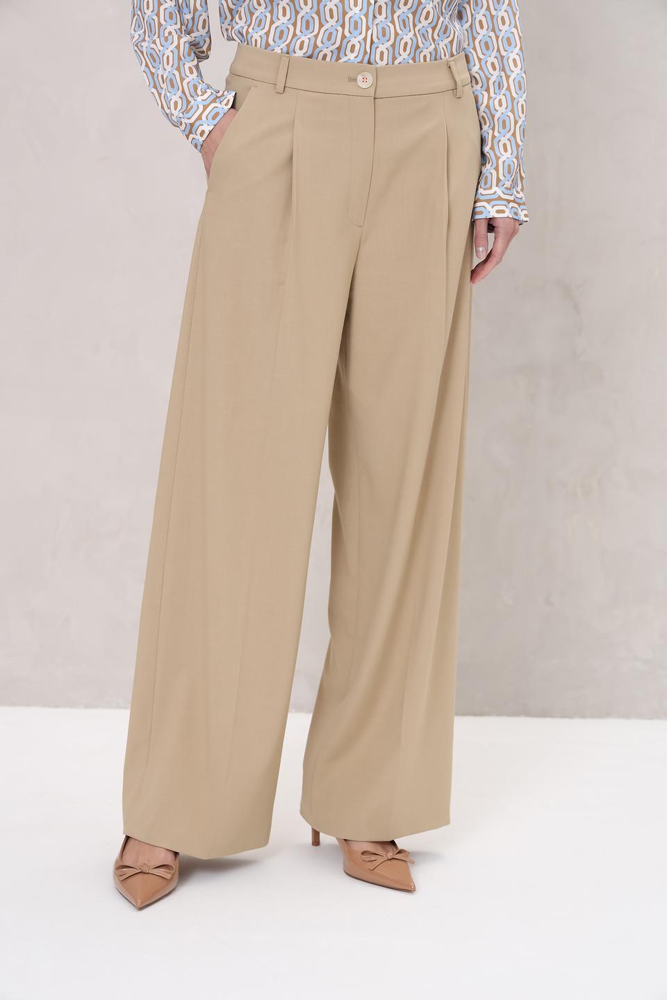 Брюки клёш Gerry Weber бежевые