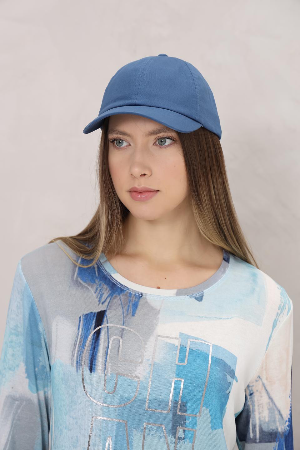 Бейсболка Seeberger голубая