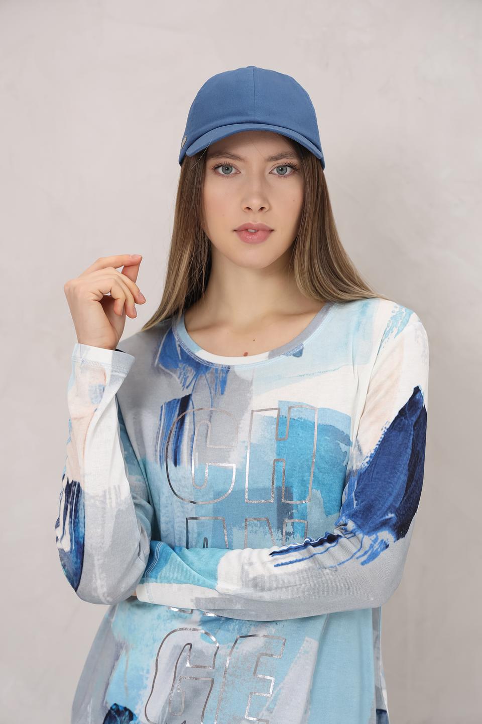 Бейсболка Seeberger голубая