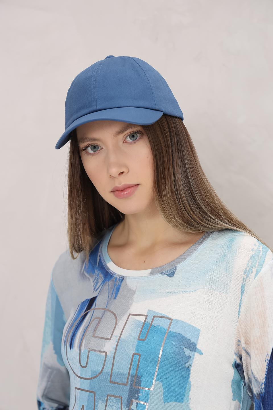 Бейсболка Seeberger голубая