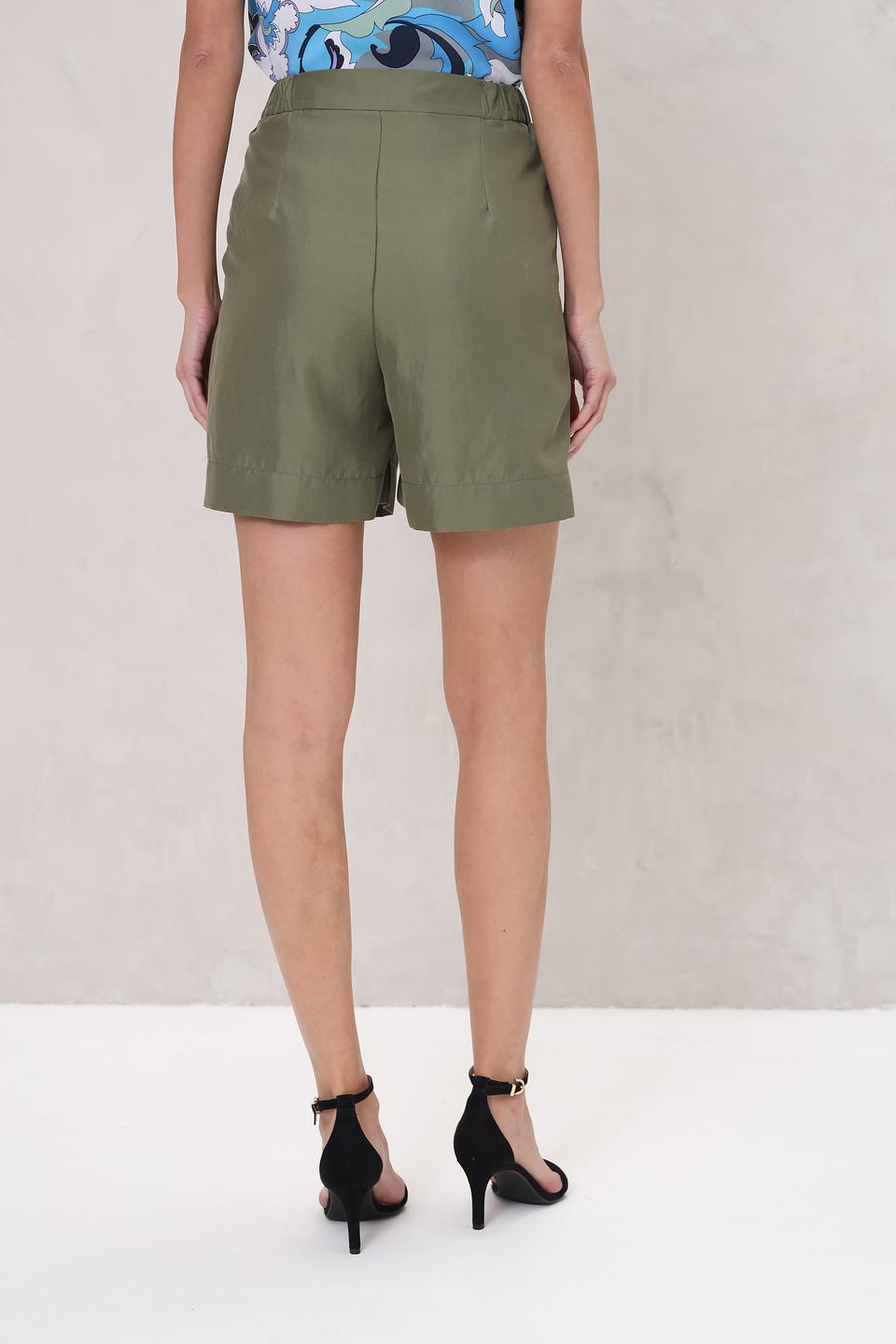 Шорты Beatris хаки с поясом