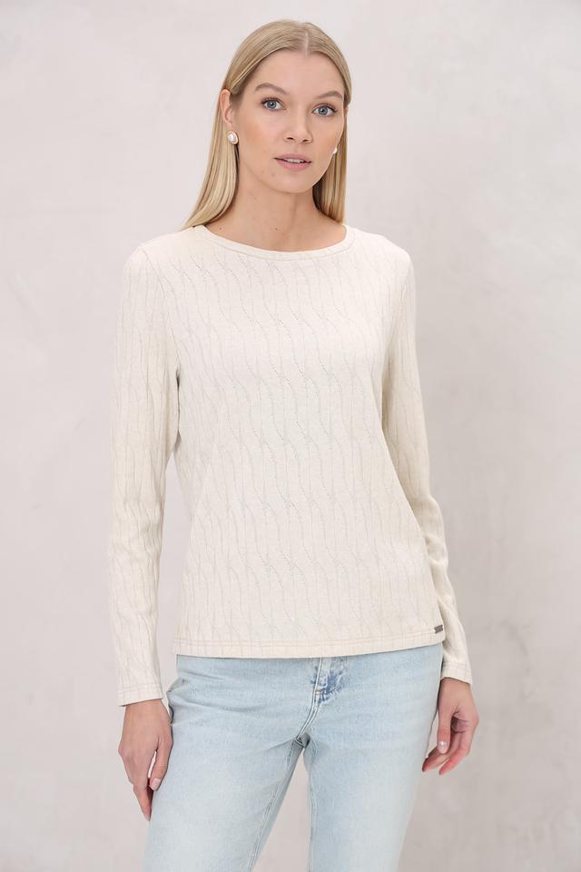 Блуза Beatris с косами кремовый