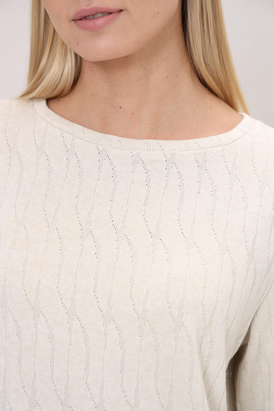 Блуза Beatris с косами кремовый