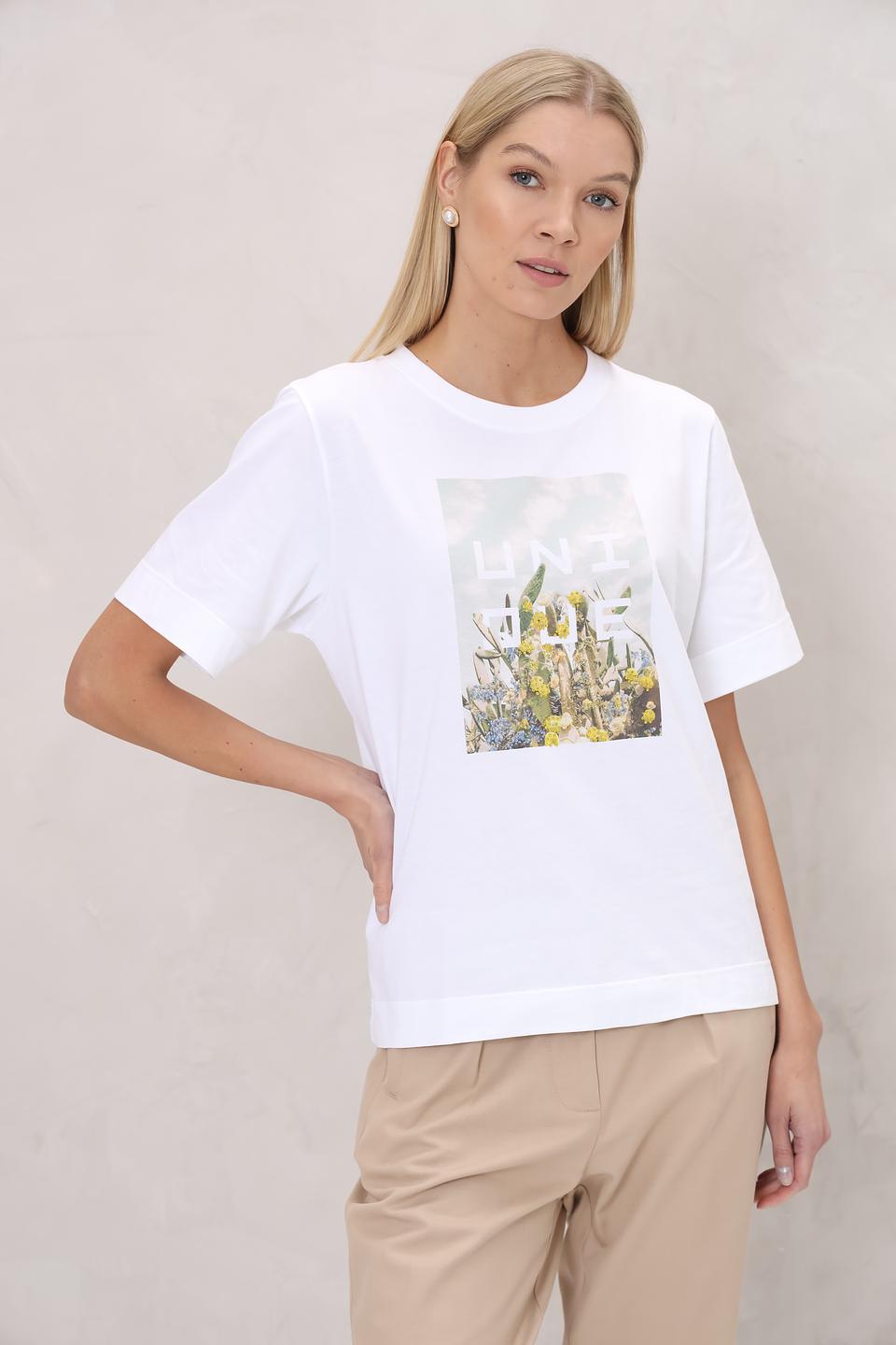 Футболка UNQ женская с принтом