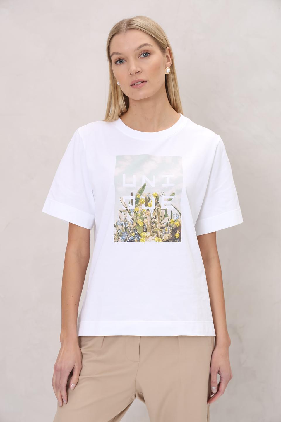 Футболка UNQ женская с принтом